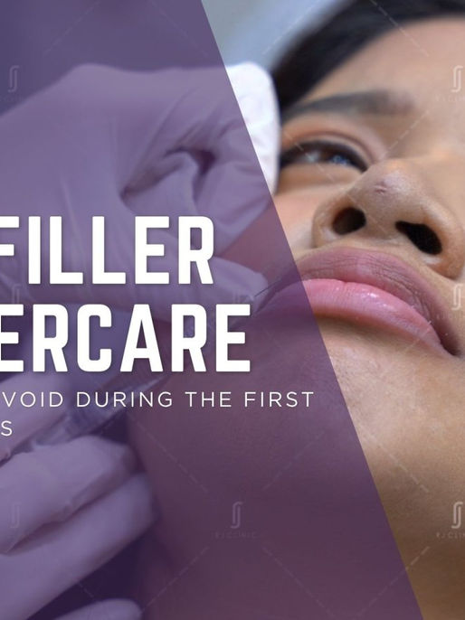 Lip filler aftercare during the first 7 days at RJ Clinic