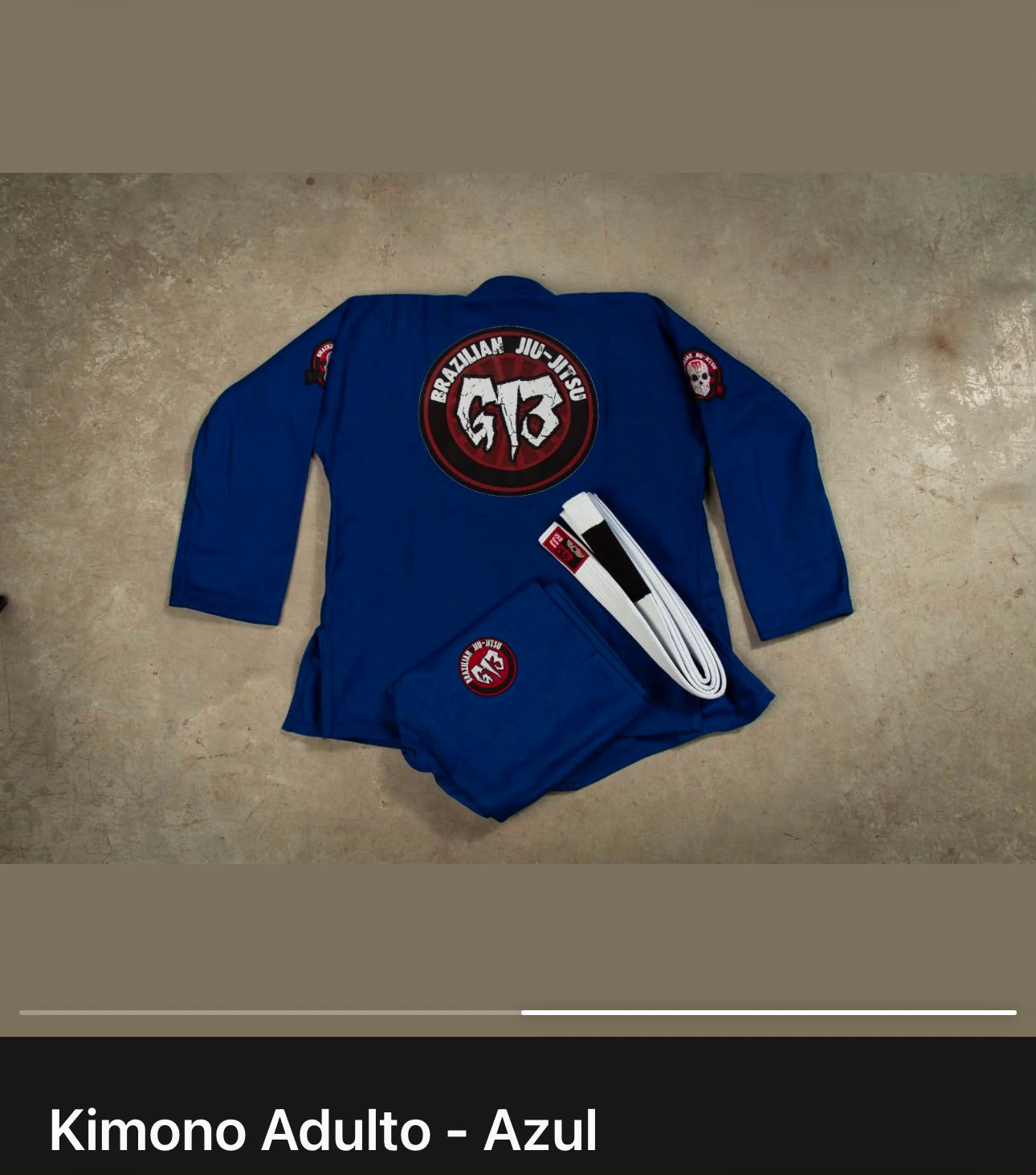 KIMONO ADULTO (na cor azul)