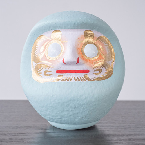 だるま様 はっぴーだるま 16cm 水色 | HappyDaruma&Tokyo | 東京都足立区