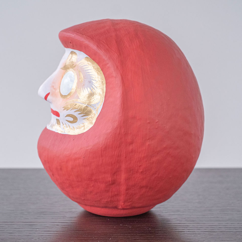 Thumbnail: Happy Daruma 16cm Rich red