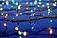 Luces navideñas en el árbol