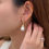 Thumbnail: Golden Dew Earrings in gold   