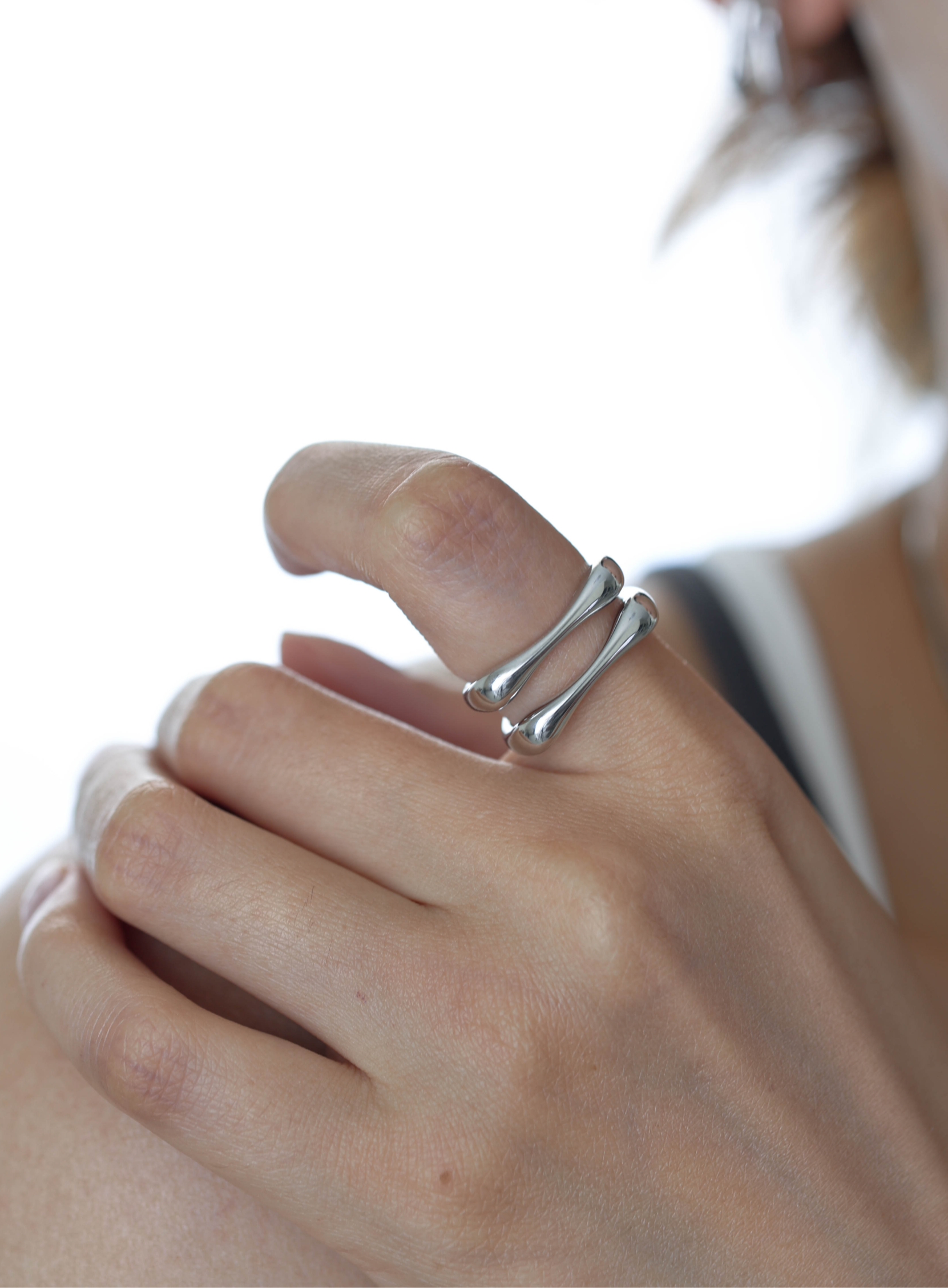 Twin Track Ring