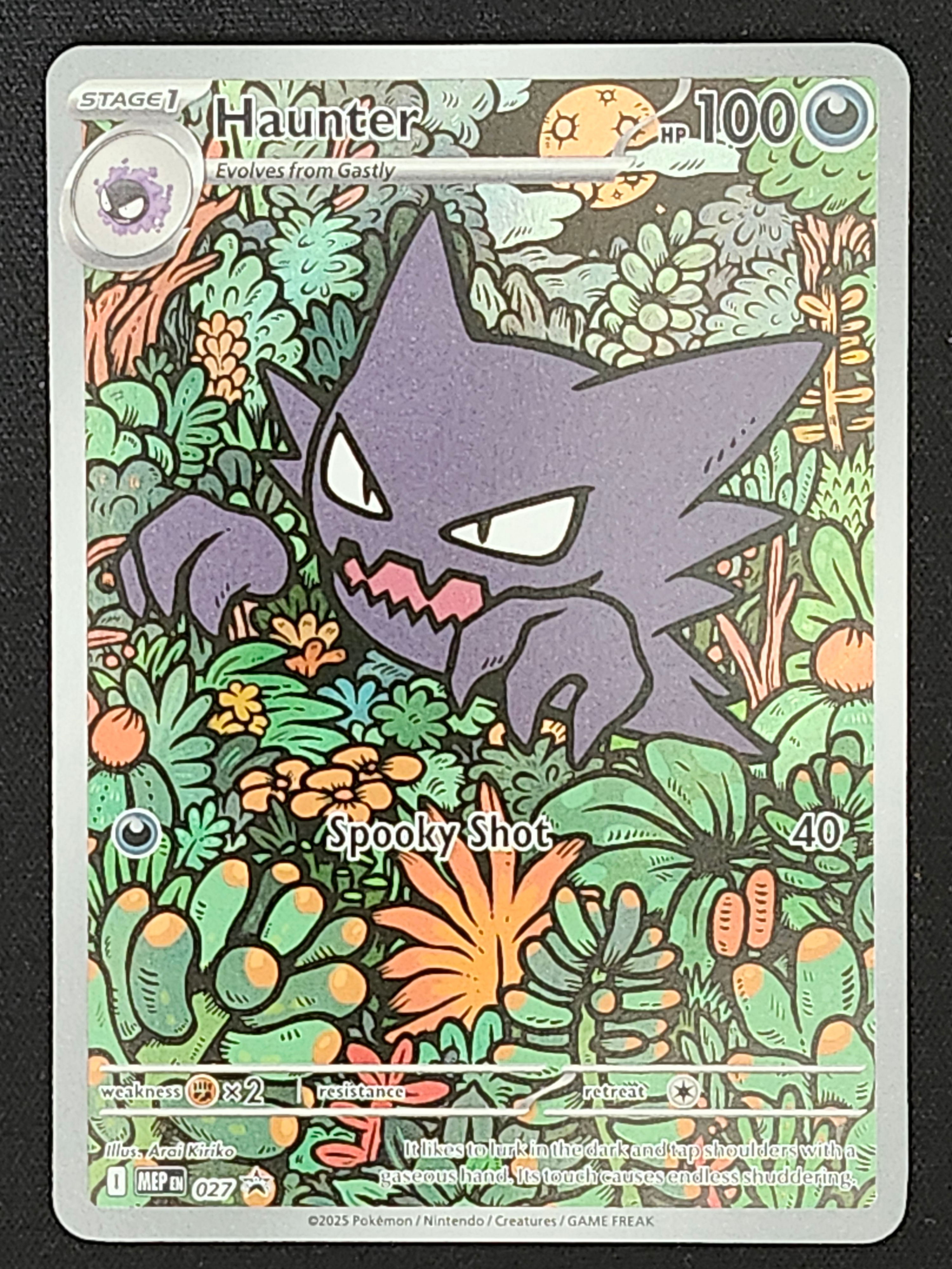 Pokemon Haunter 027 Black Star Promo MEP