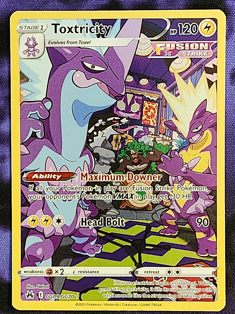 Pokemon Toxtricity GG09/GG70 Crown Zenith