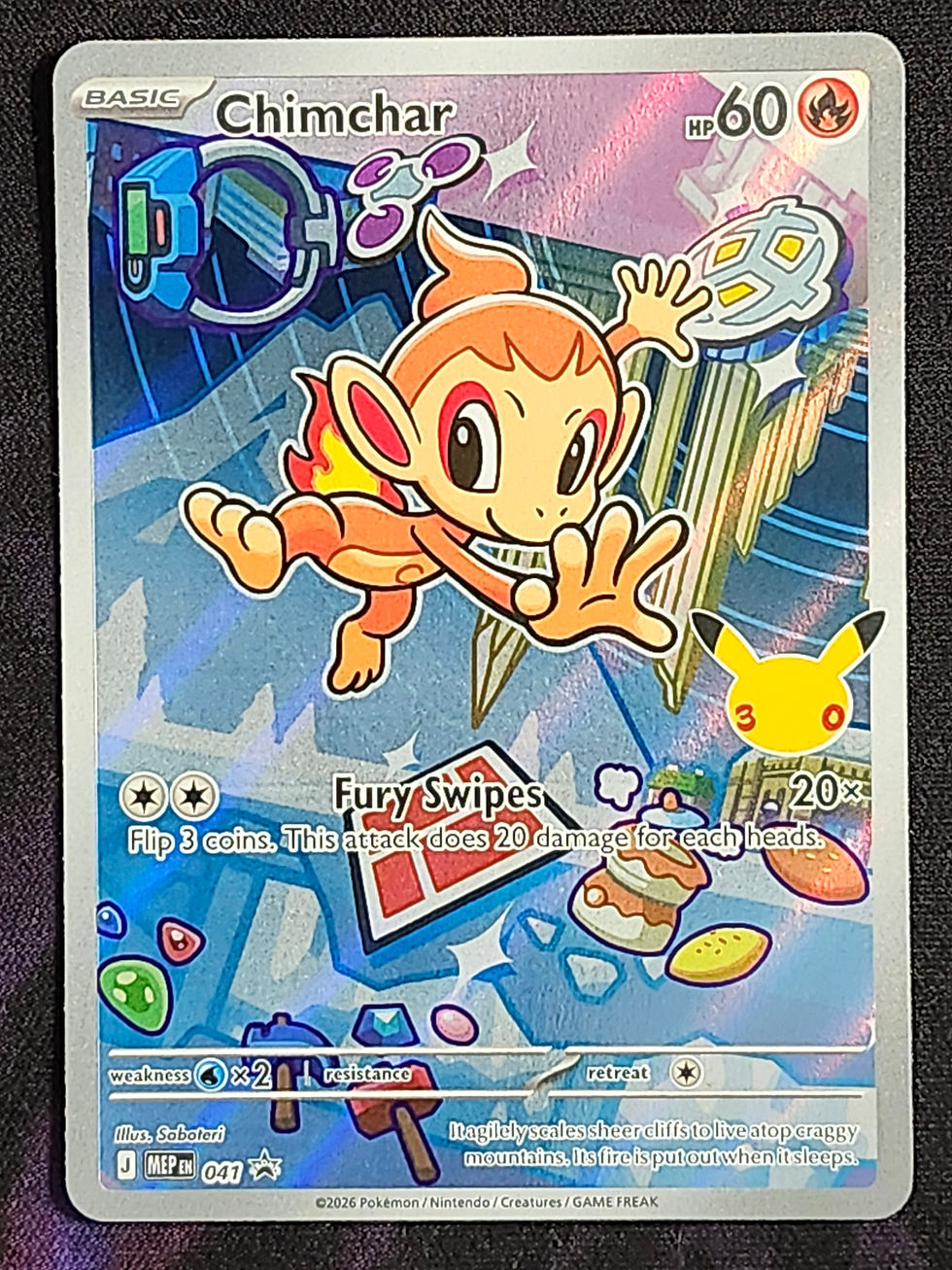 Thumbnail: Pokemon Chimchar 041 Black Star Promo BSP