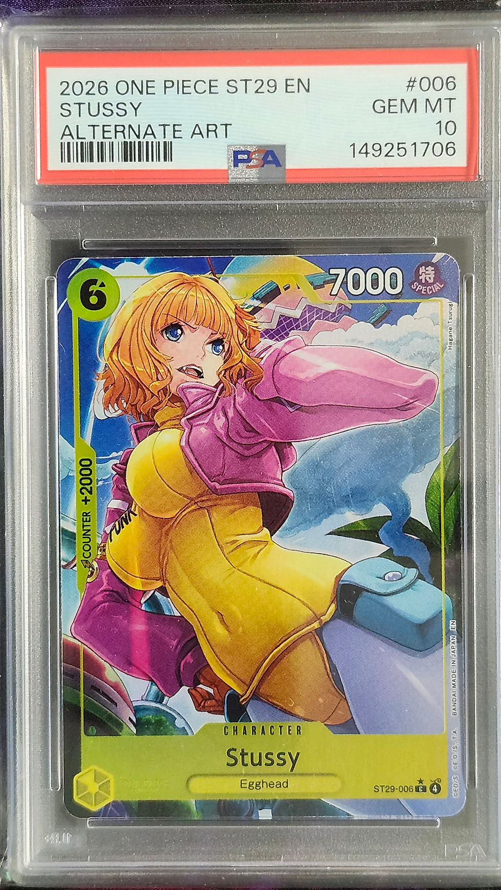 Thumbnail: One Piece Stussy ST29-006 PSA 10 Starter Deck