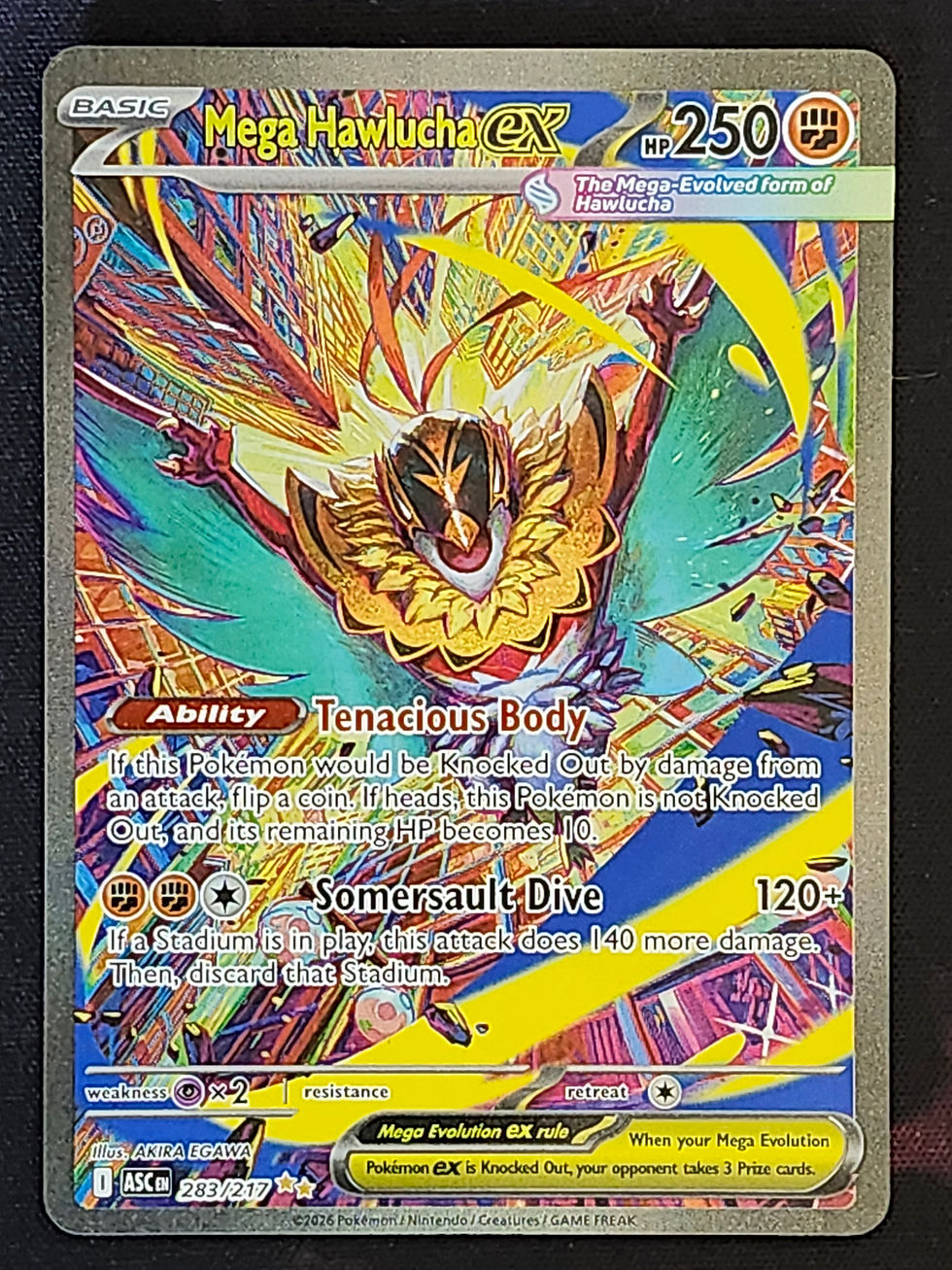 Thumbnail: Pokemon Mega Hawlucha ex 283/217 Ascended Heroes ASC