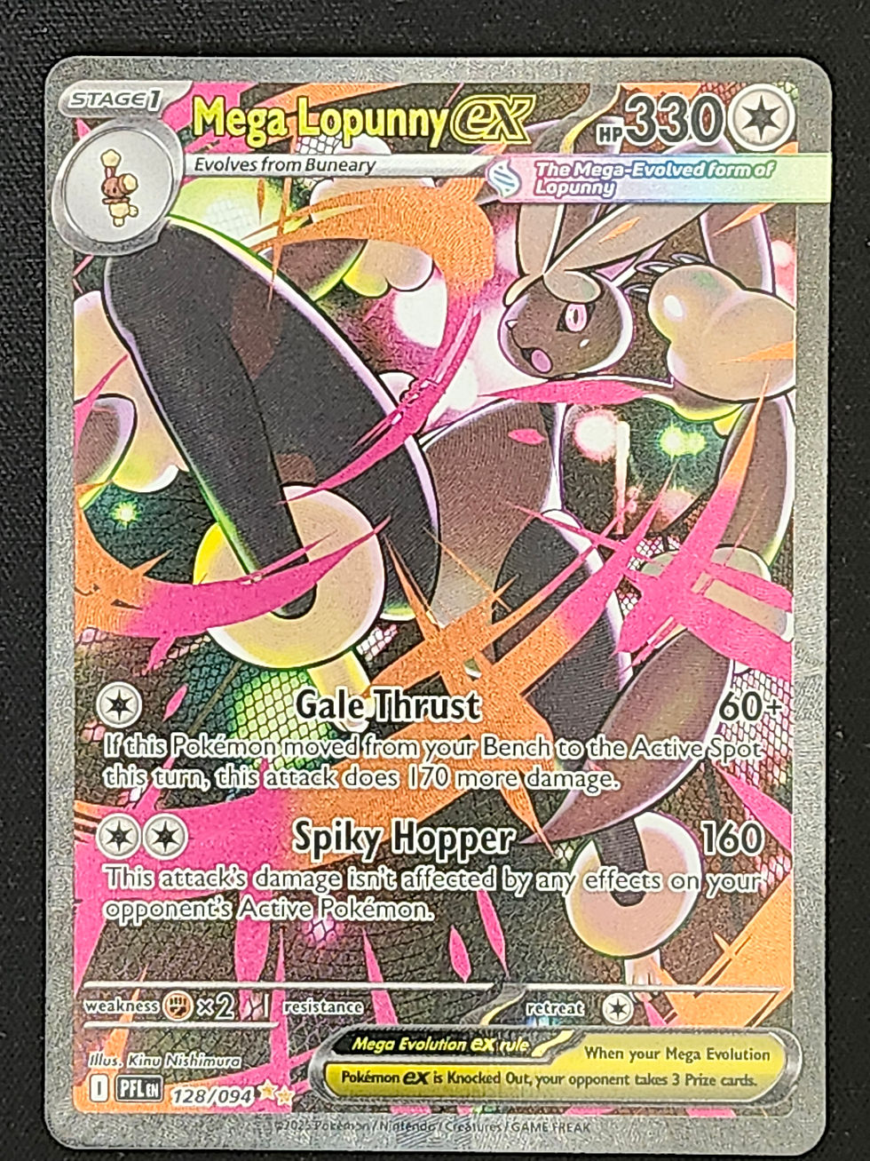 Thumbnail: Pokemon Mega Lopunny ex 128/094 Phantasmal Flames PFL