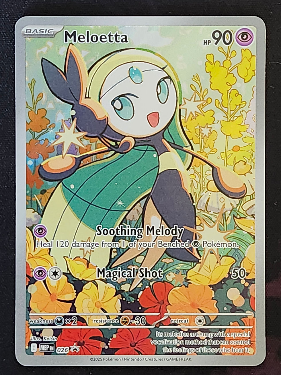 Thumbnail: Pokemon Meloetta 026 Black Star Promo MEP