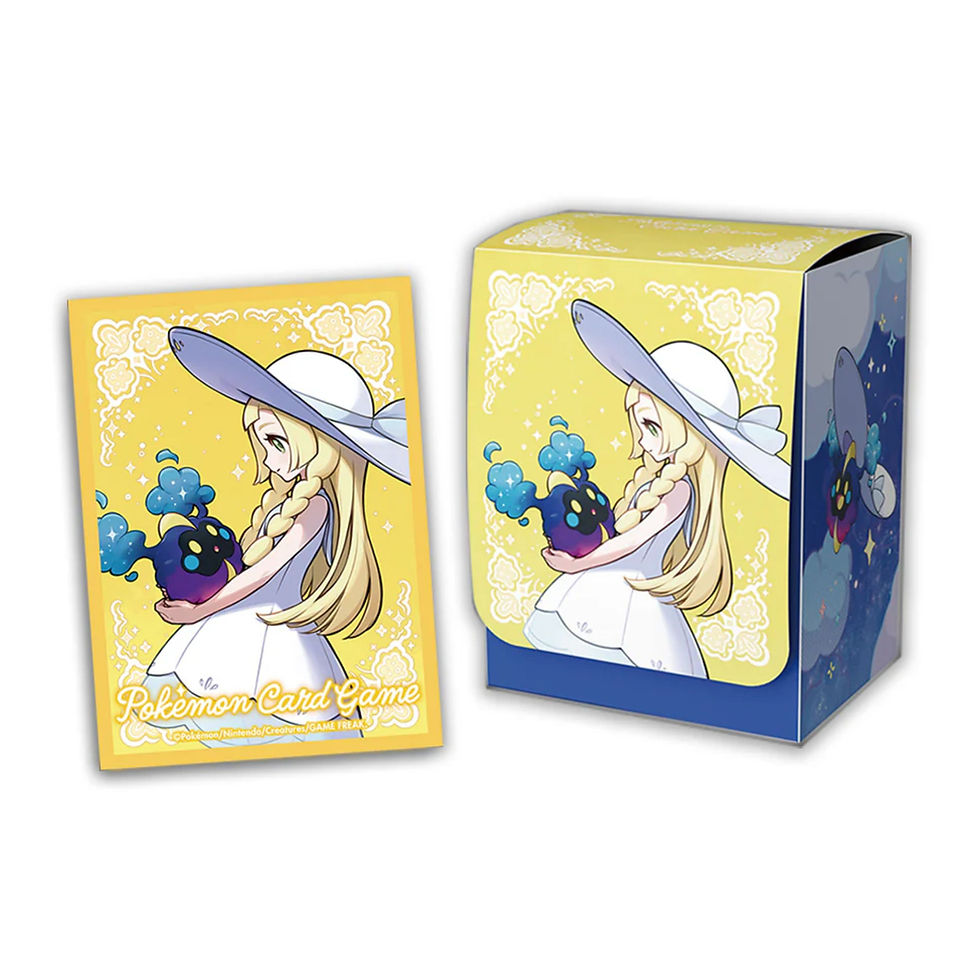 Pokemon Center Mega Brave Lillie Sleeves and Deck Box Japanese Exclusive