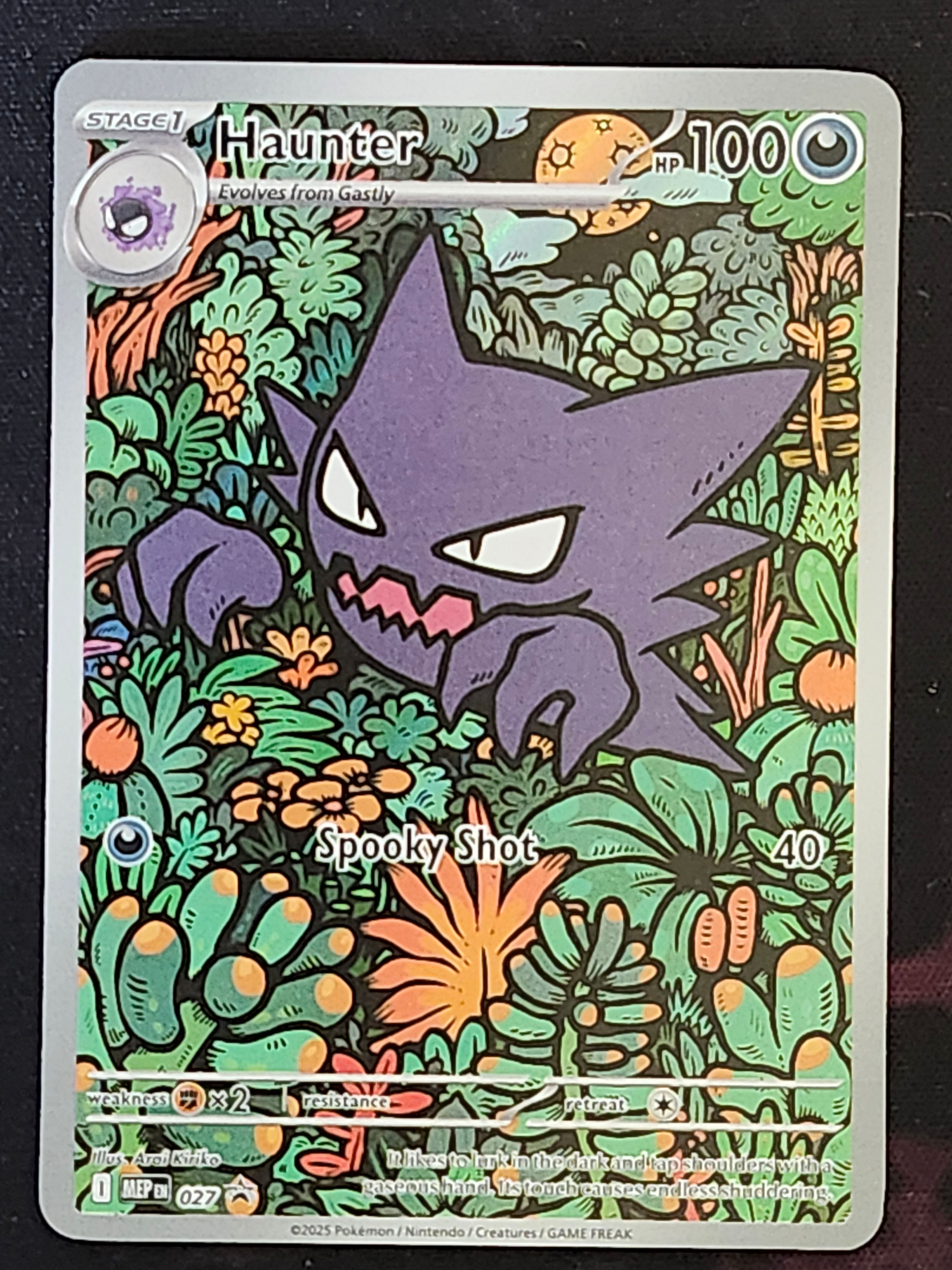 Pokemon Haunter 027 Black Star Promo MEP