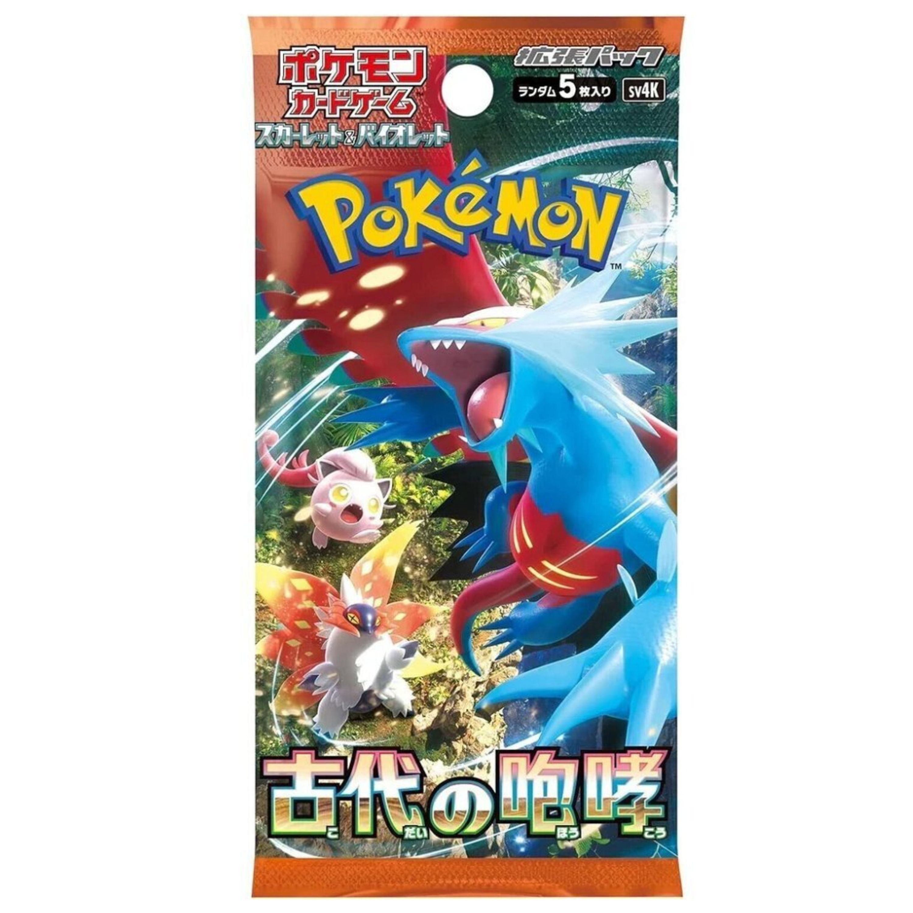 Pokemon Ancient Roar Japanese sv4K Booster Pack