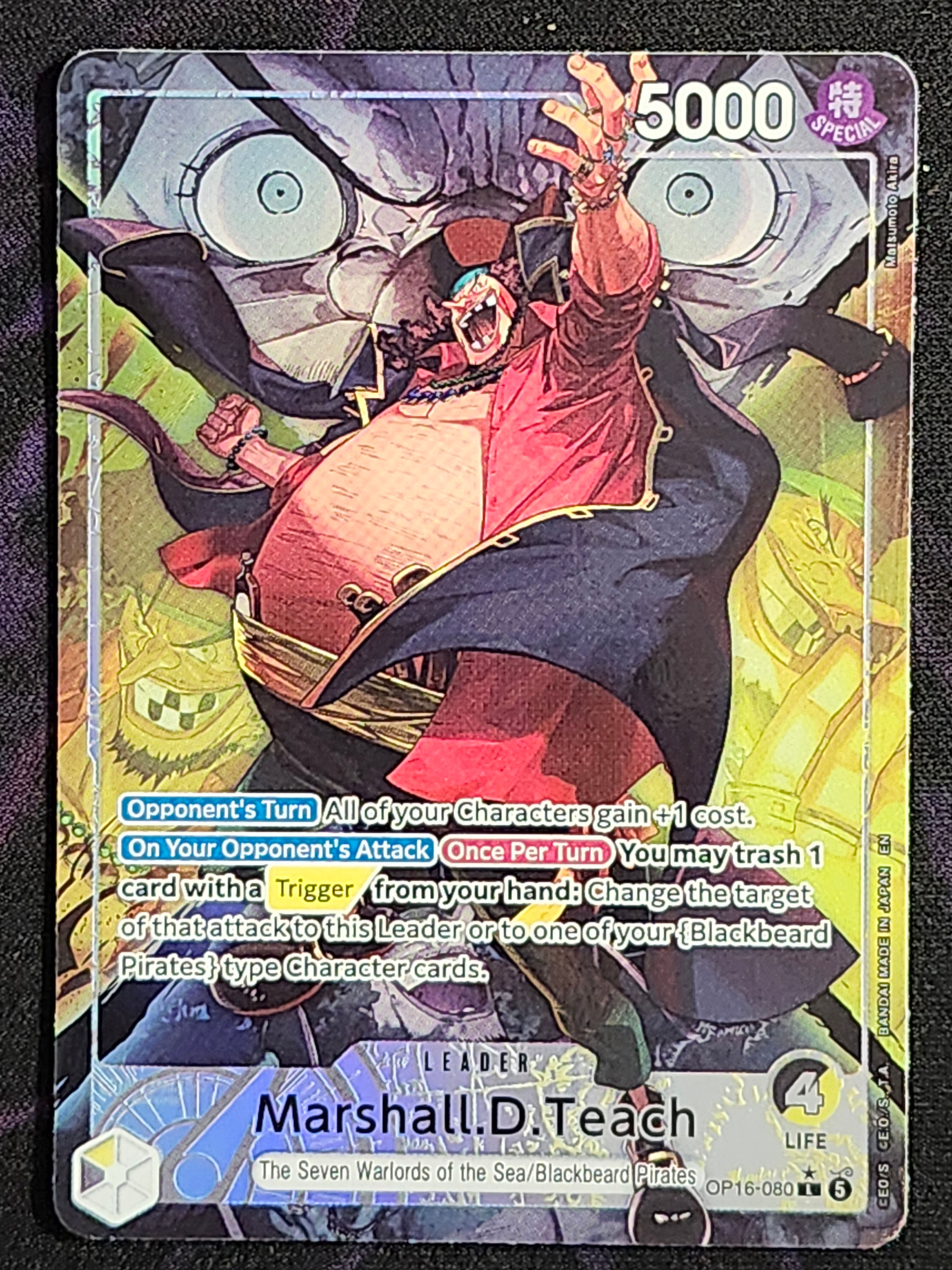 One Piece Marshall.D. Teach OP16-080 The Time of Battle
