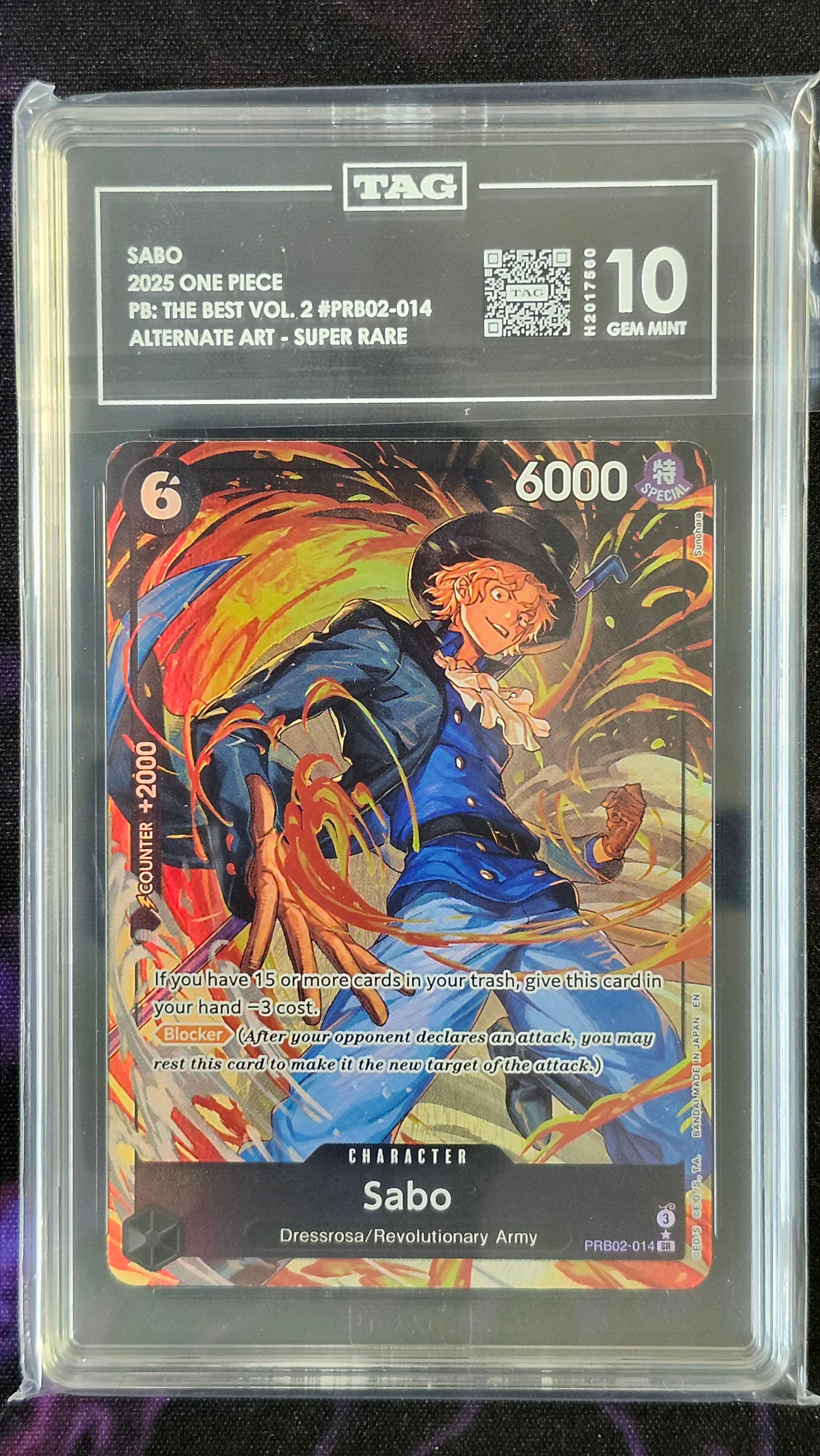 One Piece TAG 10 Sabo 014 The Best Vol.2