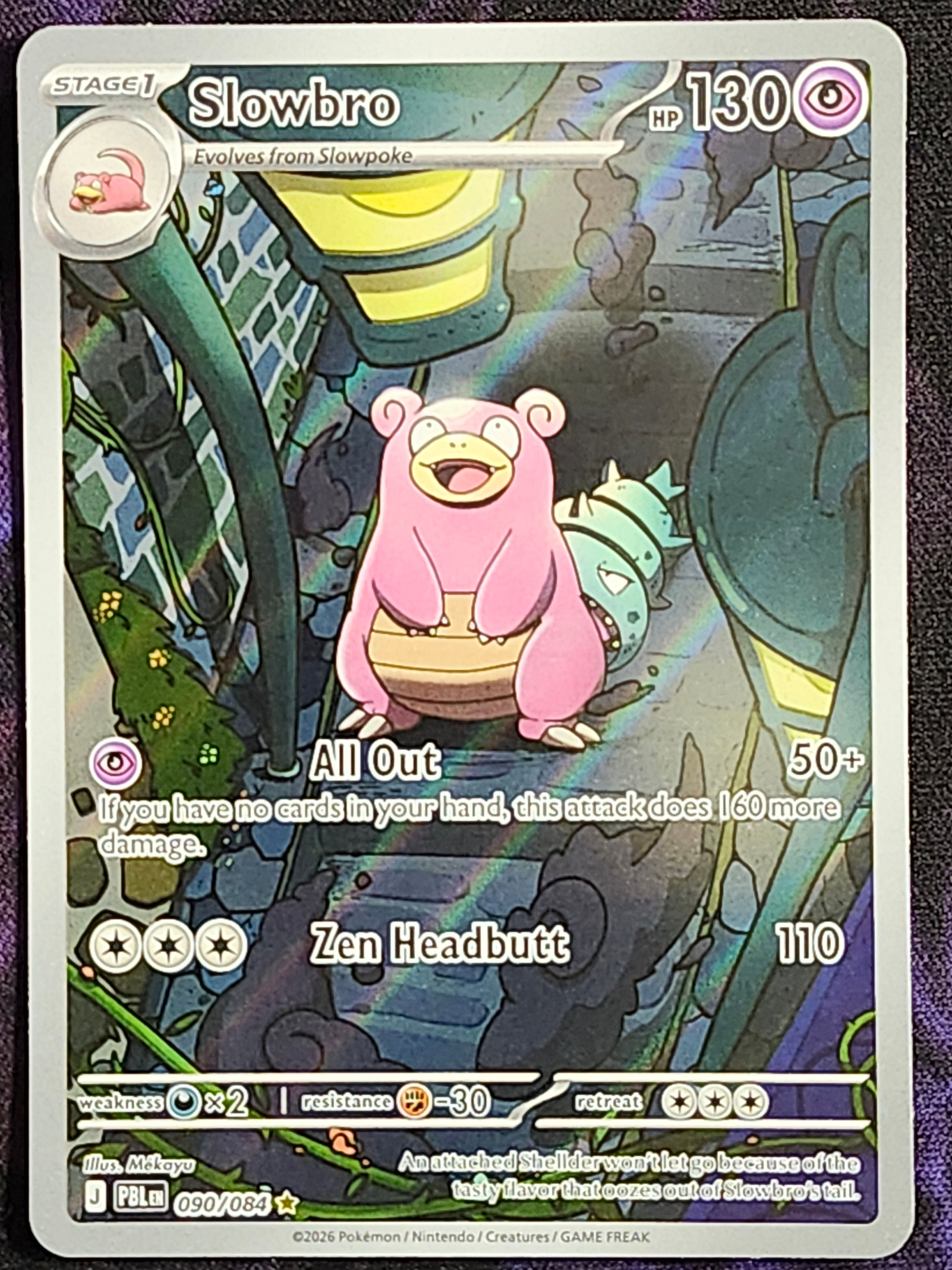 Pokemon Slowbro 090/084 Pitch Black PBL