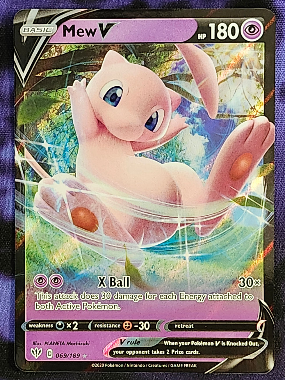 Pokemon Mew V 069/189 Darkness Ablaze