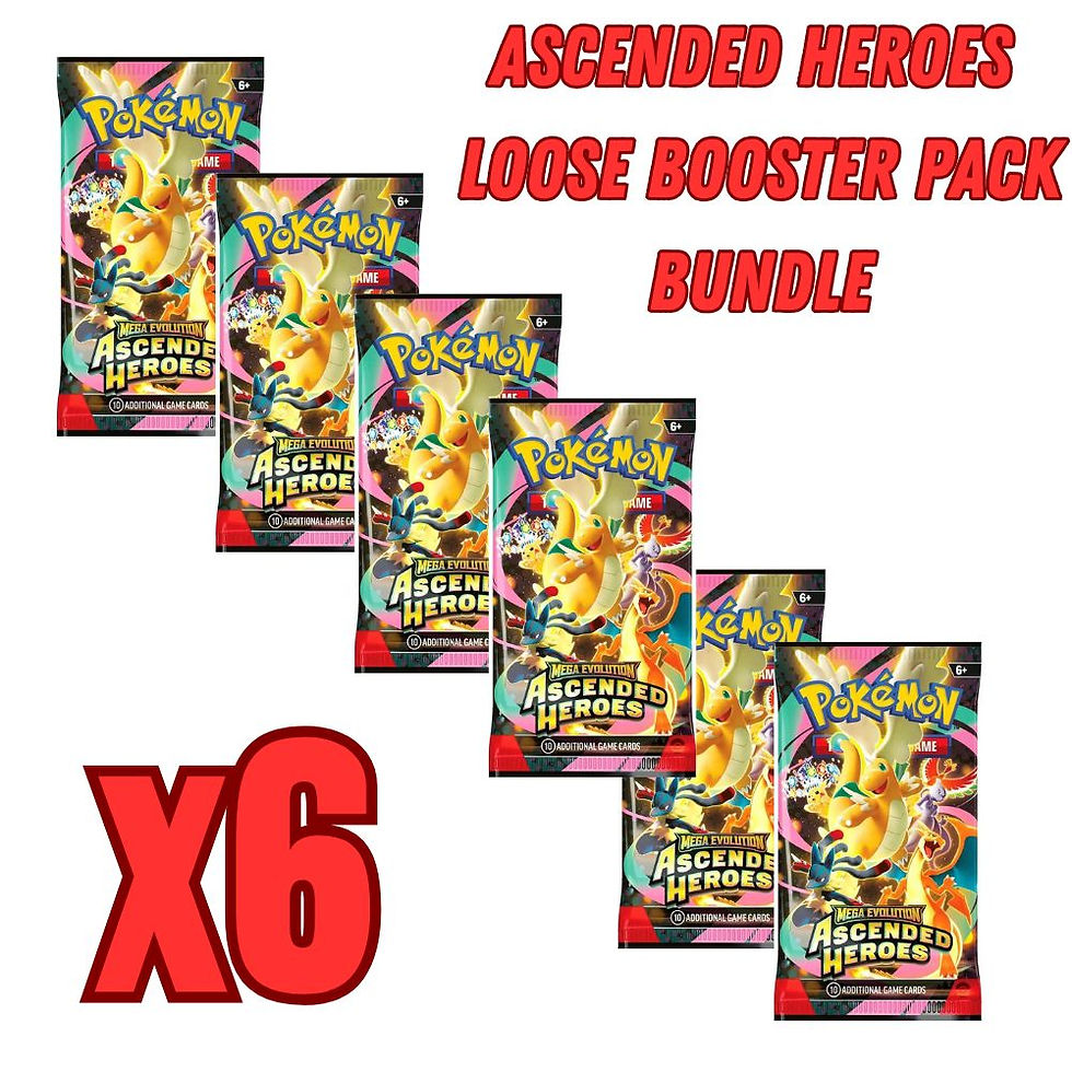 Thumbnail: Pokemon Ascended Heroes LOOSE Booster Pack Bundle