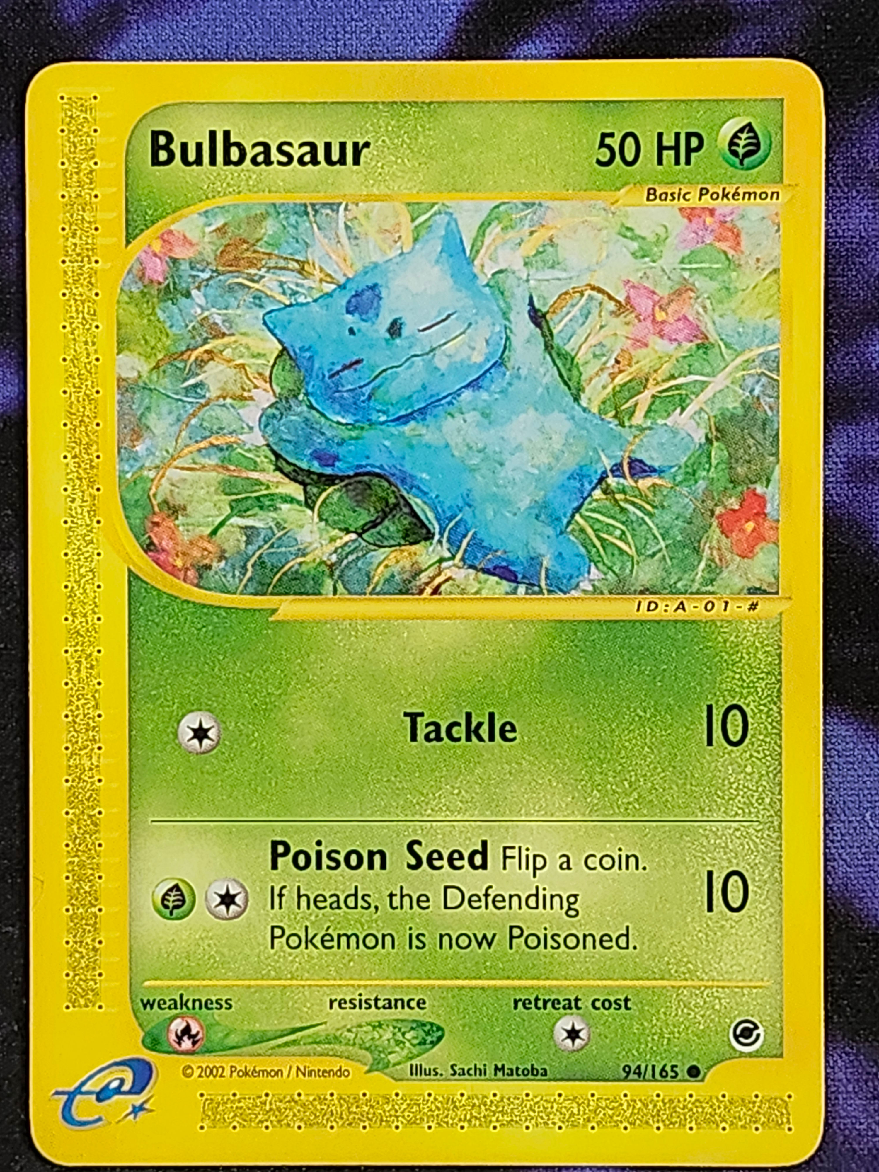 Pokemon Bulbasaur 94/165 (MP) Expedition EX