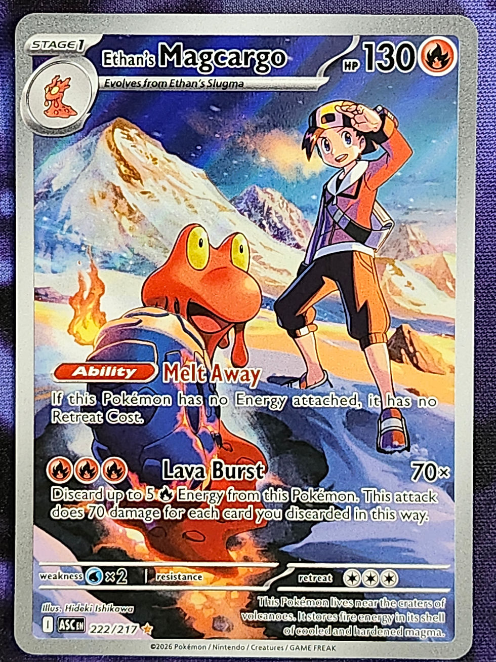 Thumbnail: Pokemon Ethan's Magcargo 222/217 Ascended Heroes ASC