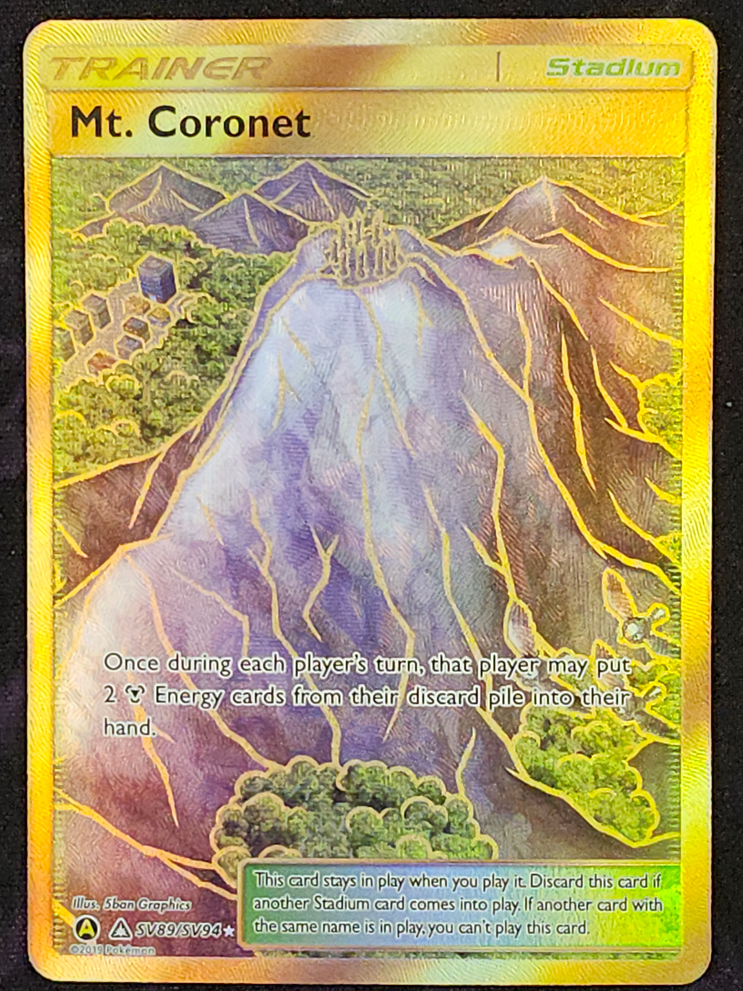 Pokemon Mt. Coronet SV89/SV94 Hidden Fates HIF