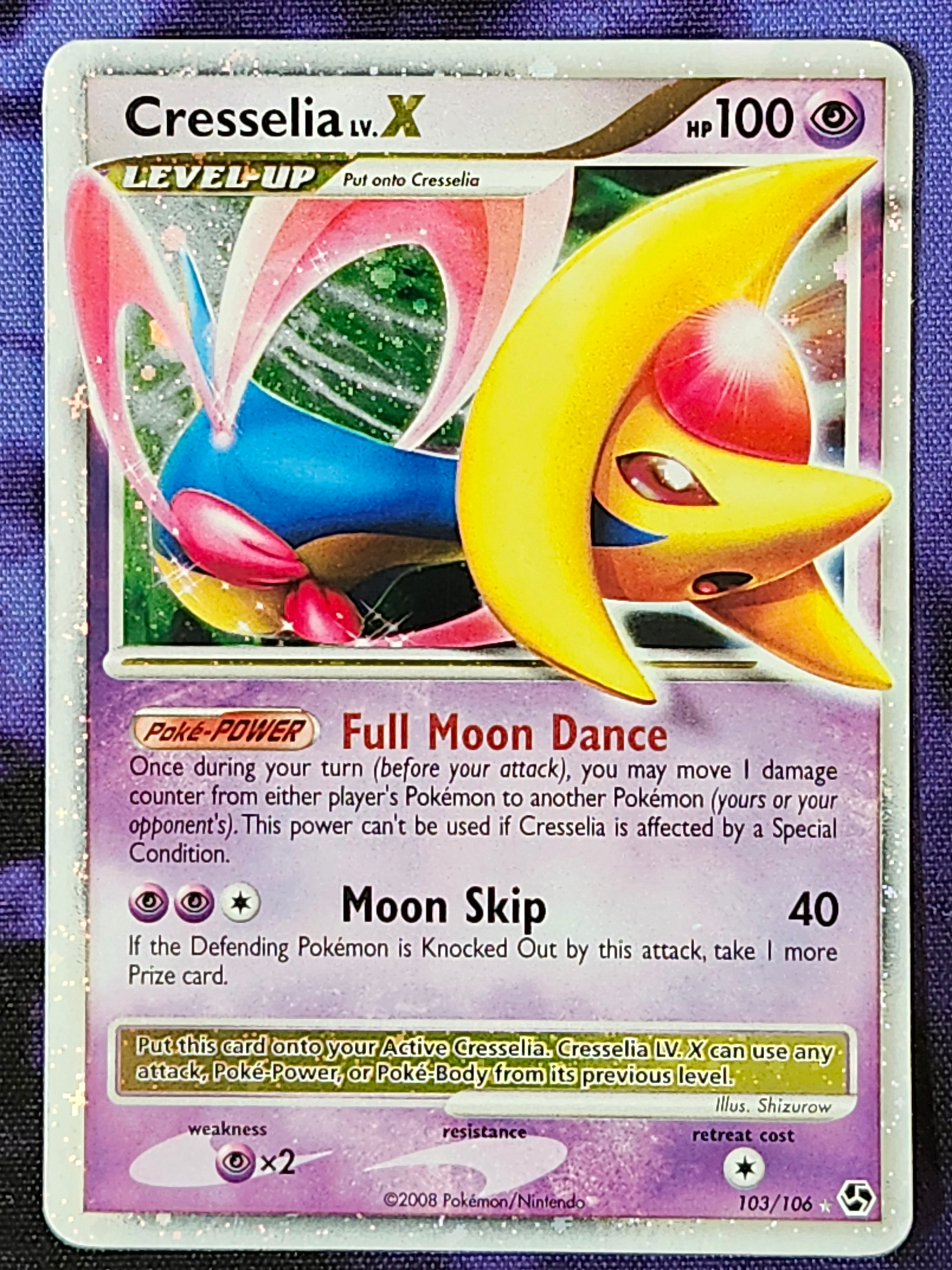 Pokemon Cresselia Lv. X 103/106 (MP) Great Encounters GE