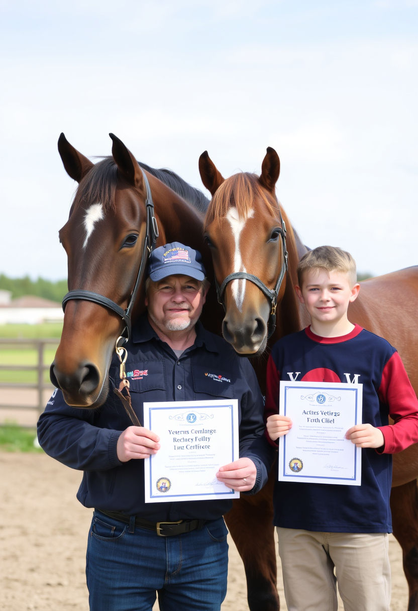 The joy of watching our equine therapy clients make progress and return to help others do the same!!!
