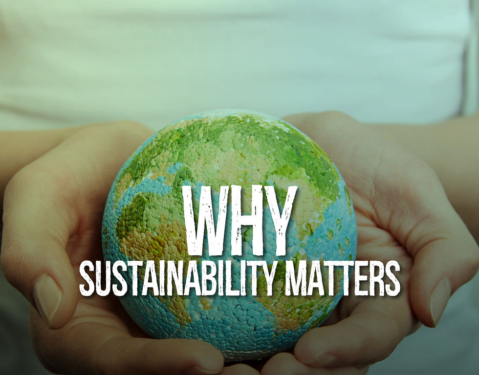 Why improve sustainability?