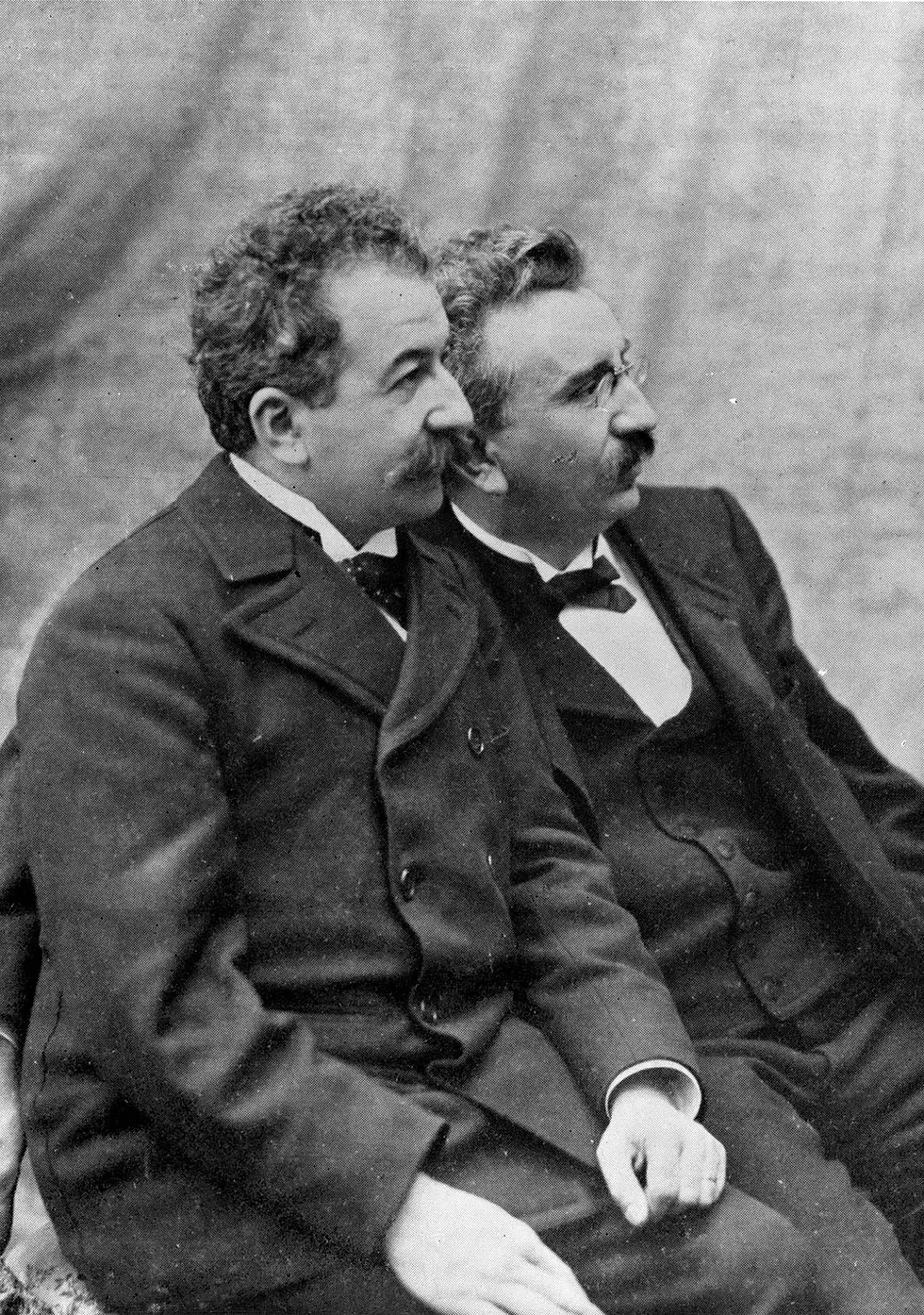 The Lumière brothers, inventors of the Cinématographe