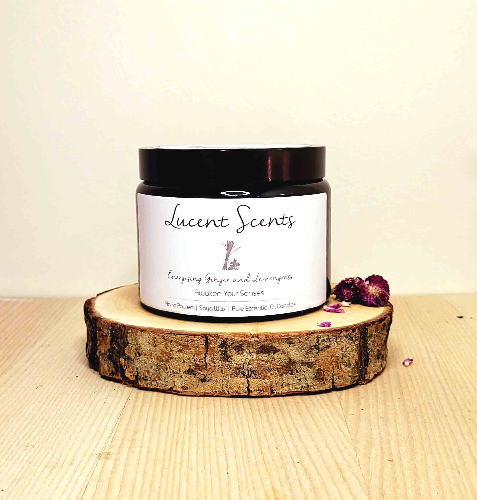 Ginger and Lemongrass Triple Wick Candle