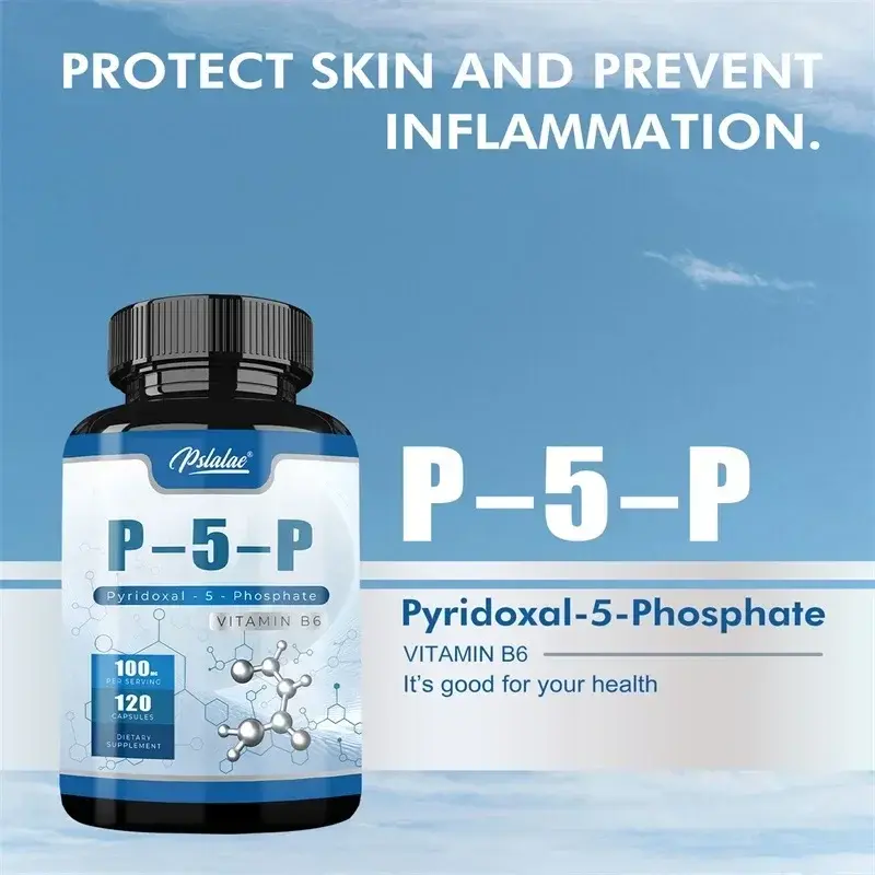 Thumbnail: Pyridoxal-5-Phosphate (Vitamin B6) - Supports Healthy Nervous System and Brain F