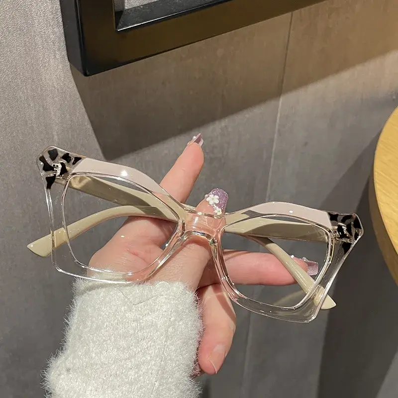 Thumbnail: Fashion Blue Light Blocking Reading Glasses Women Cat Eye Computer Eyewear Brand