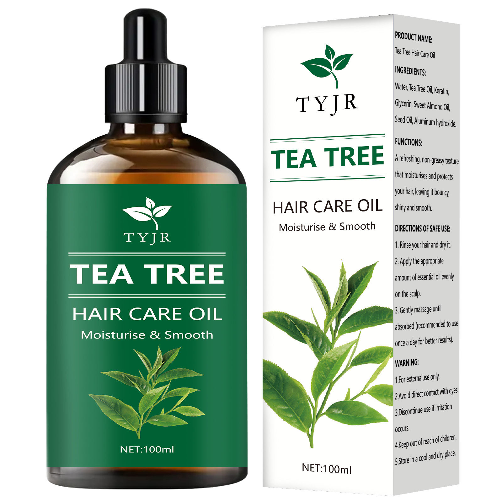 Tea tree essential oil for skin care, massage, shower, diffuser relaxing essenti