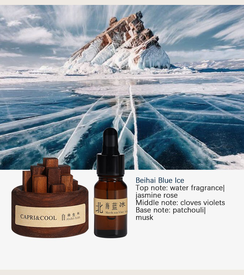 Thumbnail: Fragrant Incense Natural Essential Oil Aromatherapy With Glass Dropper Black Wal