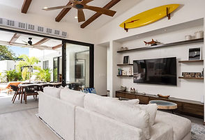 living room view