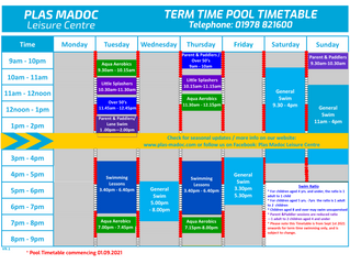 New Timetables - 01/09/2021