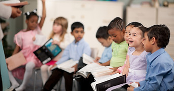 Children Reading the Holy Bible