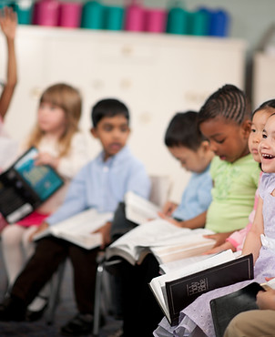 Children Reading the Holy Bible