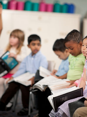 Children Reading the Holy Bible
