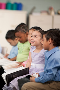 Children Reading the Holy Bible