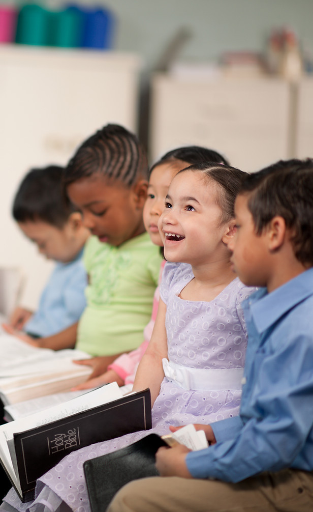 Crianças, leitura, santíssimo, bíblia