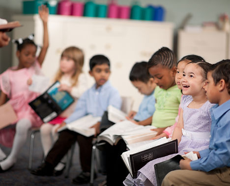 Children Reading the Holy Bible