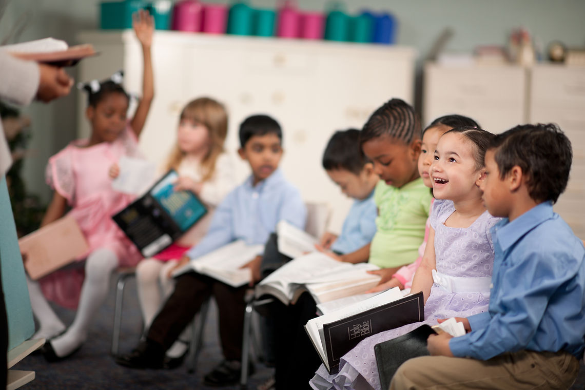 Children Reading Together