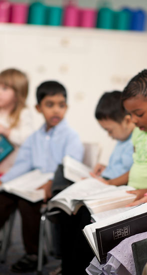 Children Reading the Holy Bible