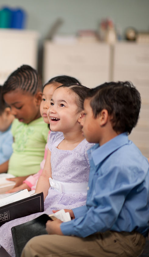 Children Reading the Holy Bible