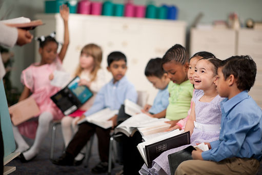 Children Reading the Holy Bible