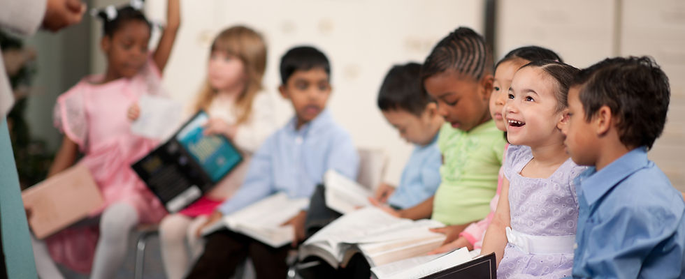 Children Reading the Holy Bible