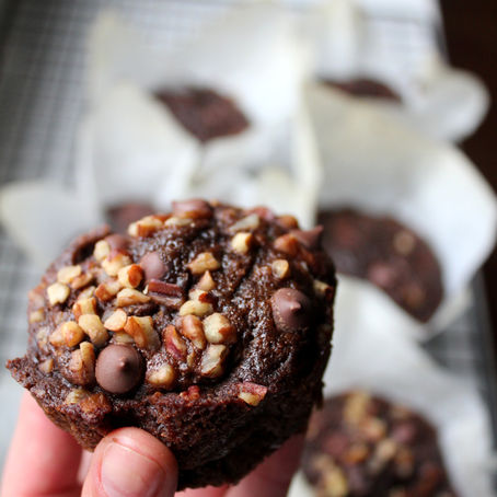 Chocolate Zucchini Muffins
