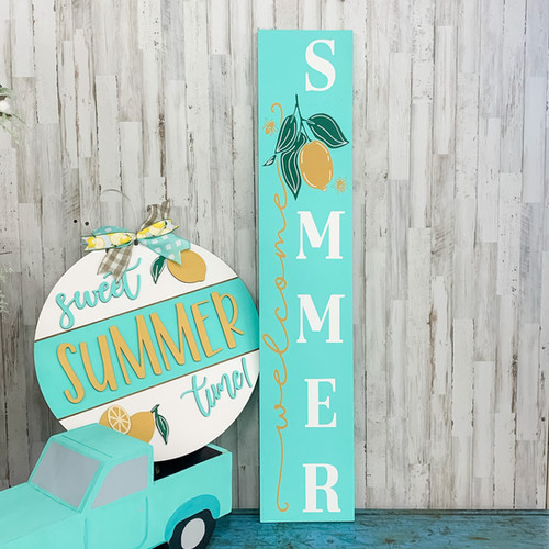 Porch Sign - Welcome Summer Lemon | thecottonshed