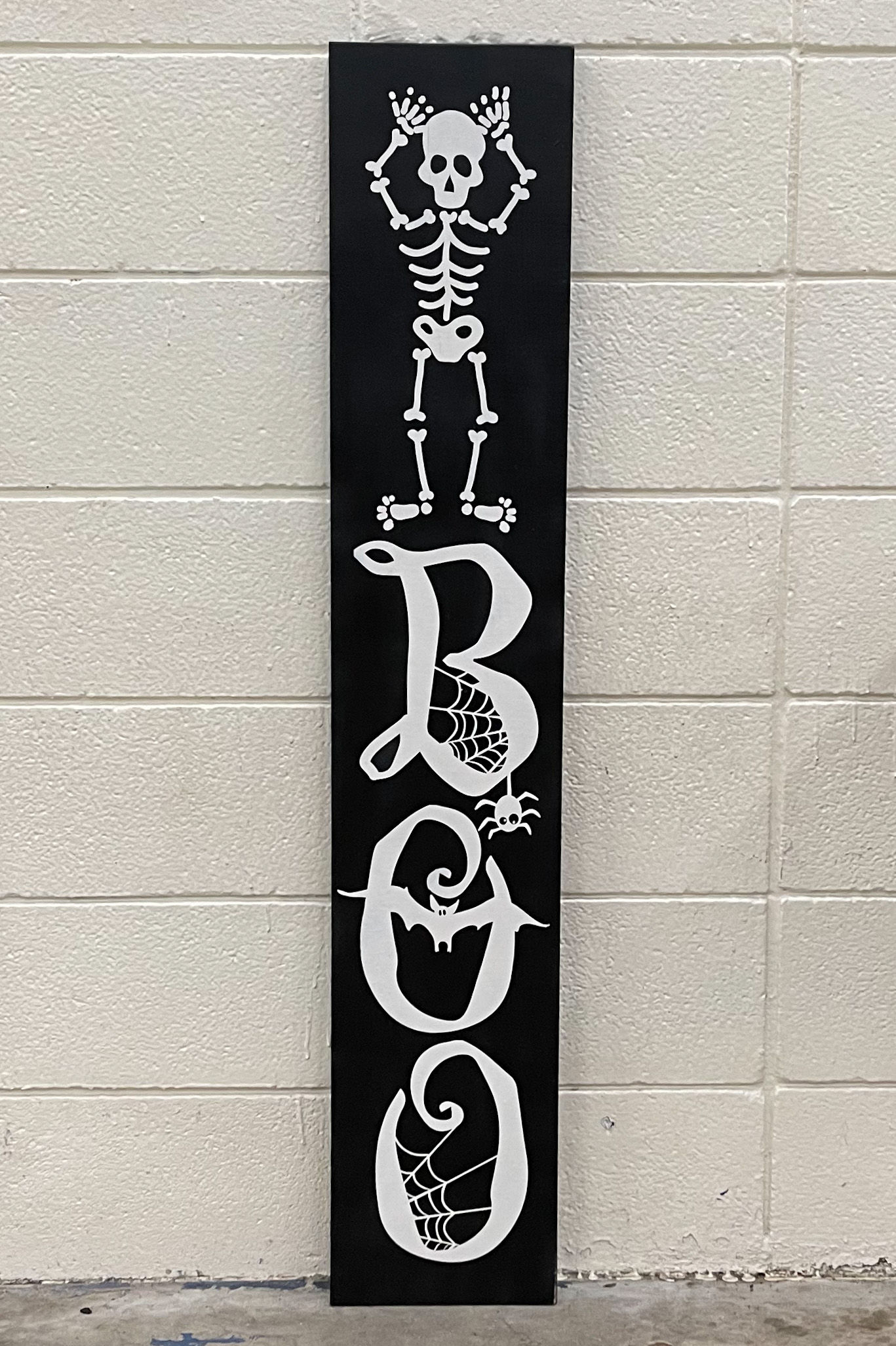 Porch Sign - Boo Skeleton